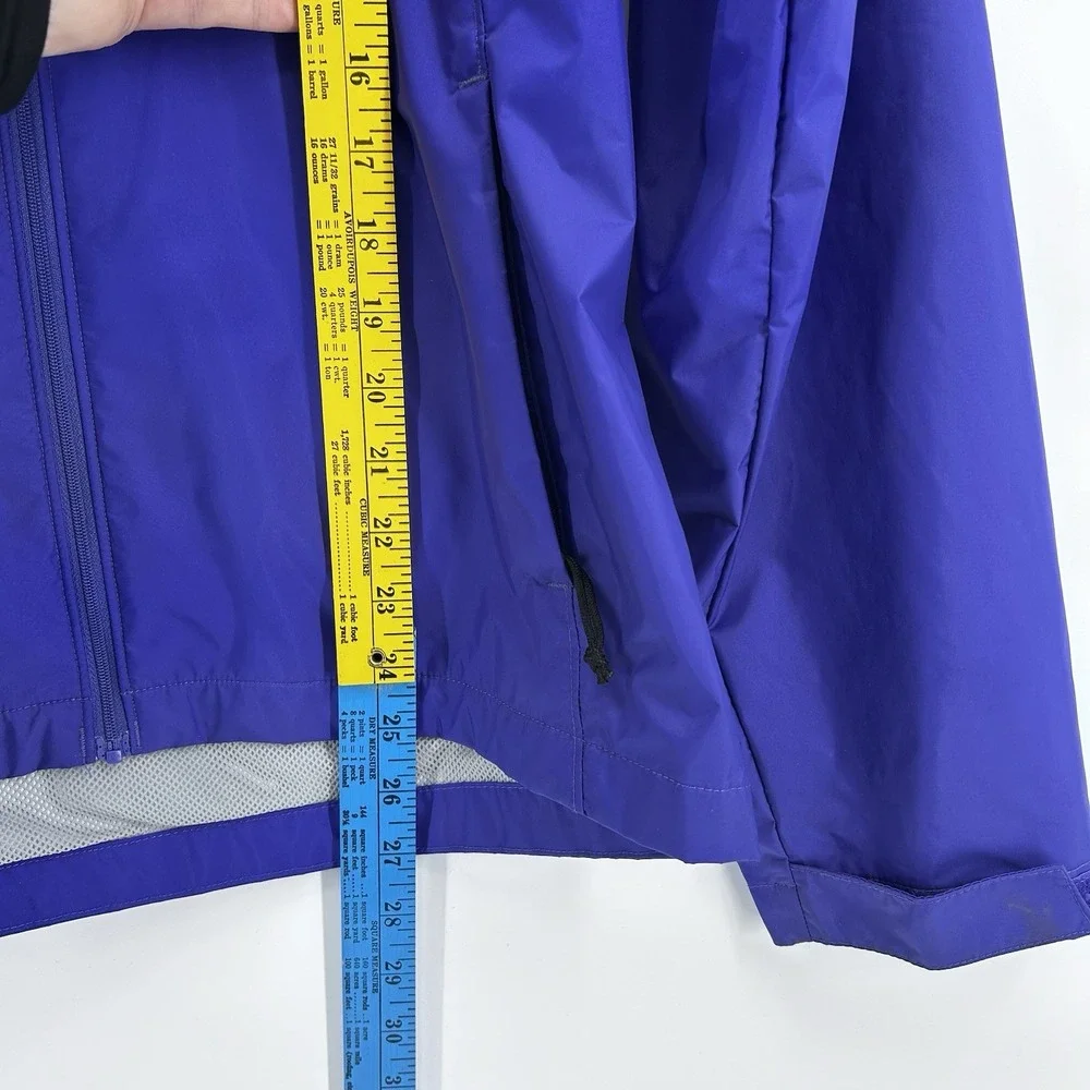 Cabela's 4Most Repel Womens Medium Rain Windbreaker‎ Jacket Hood Purple Gorpcore